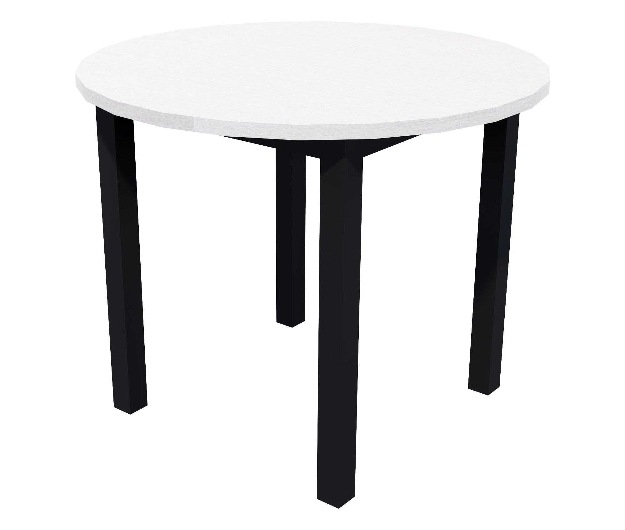 Milford Meeting Table 900x900 / Silver Haze