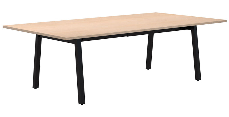 Modella II Frame Table 2000 x 1000 / Refined Oak / Black