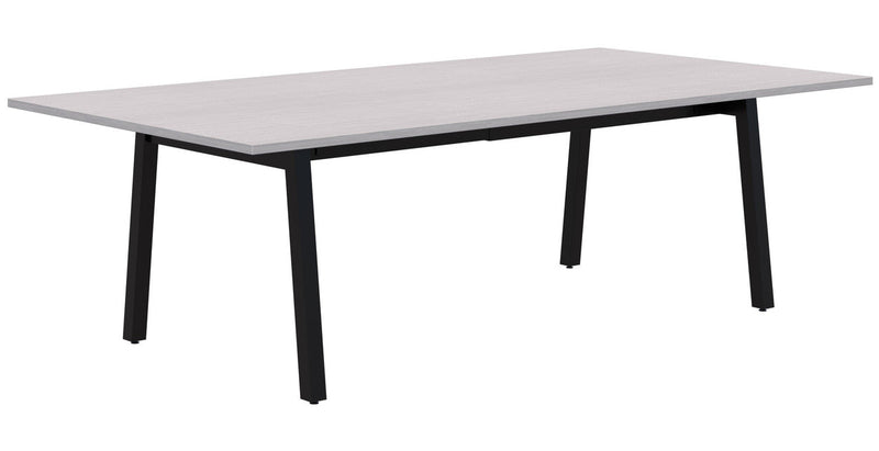 Modella II Frame Table 2000 x 1000 / Silver Strata / Black