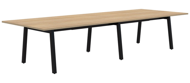 Modella II Frame Table 3600 x 1200 / Classic Oak / Black