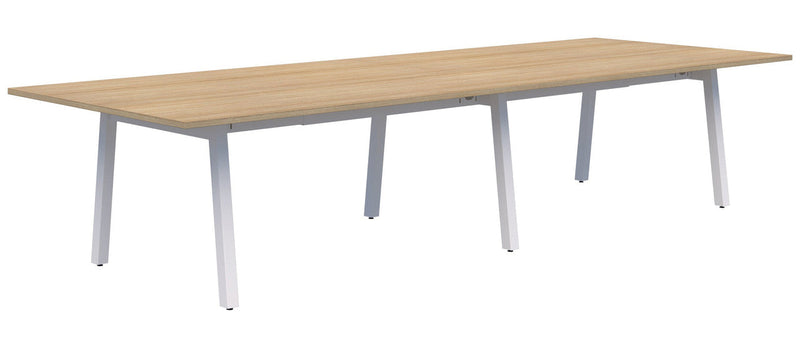 Modella II Frame Table 3600 x 1200 / Classic Oak / White