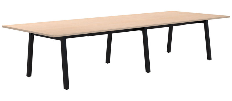Modella II Frame Table 3600 x 1200 / Refined Oak / Black