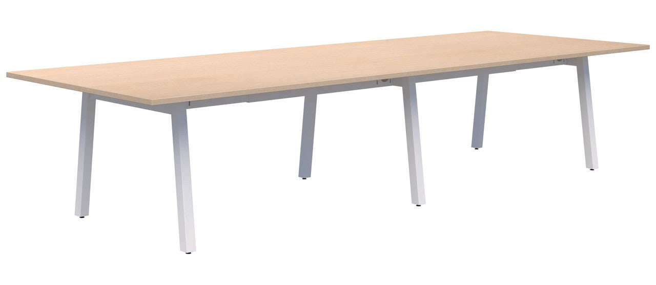 Modella II Frame Table 3600 x 1200 / Refined Oak / White