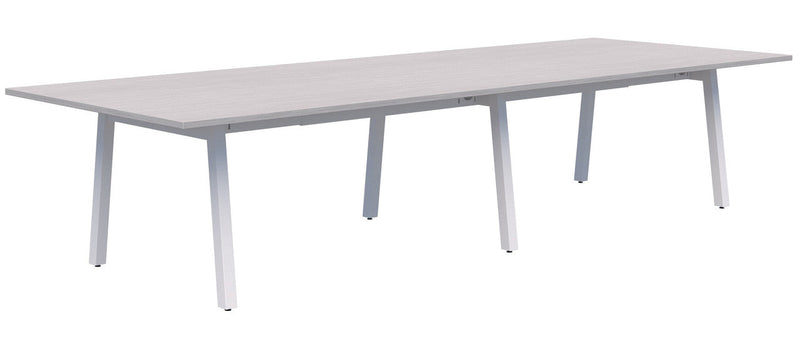 Modella II Frame Table 3600 x 1200 / Silver Strata / White