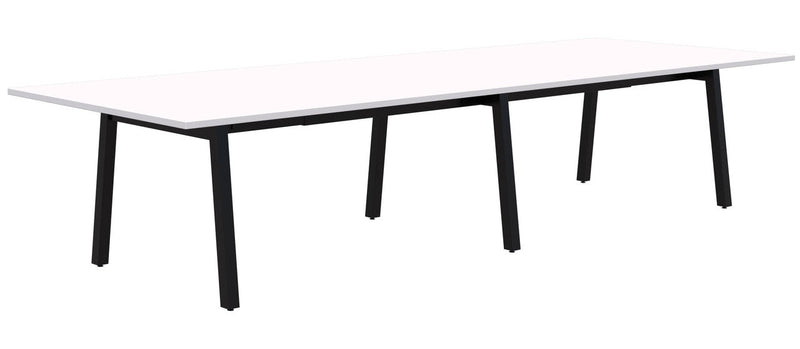 Modella II Frame Table 3600 x 1200 / Snow Velvet / Black