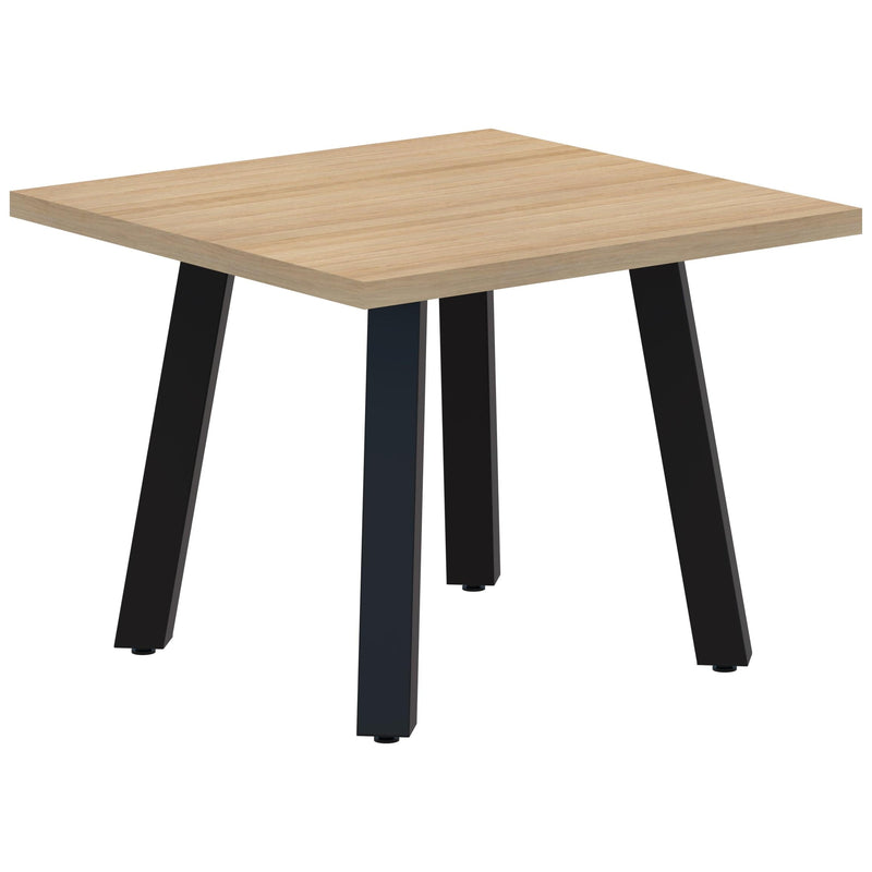 Modella II Square Coffee Table 600 x 600 / Classic Oak / Black