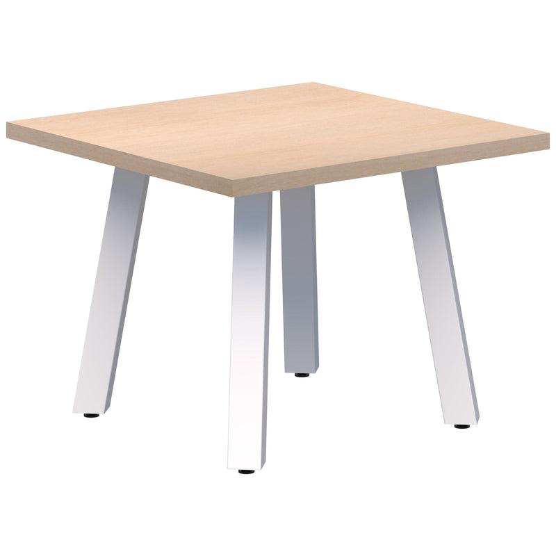 Modella II Square Coffee Table 600 x 600 / Refined Oak / White