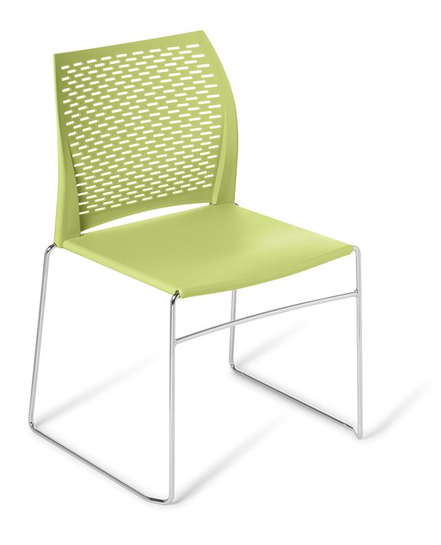 Net Chair Avocado / Chrome