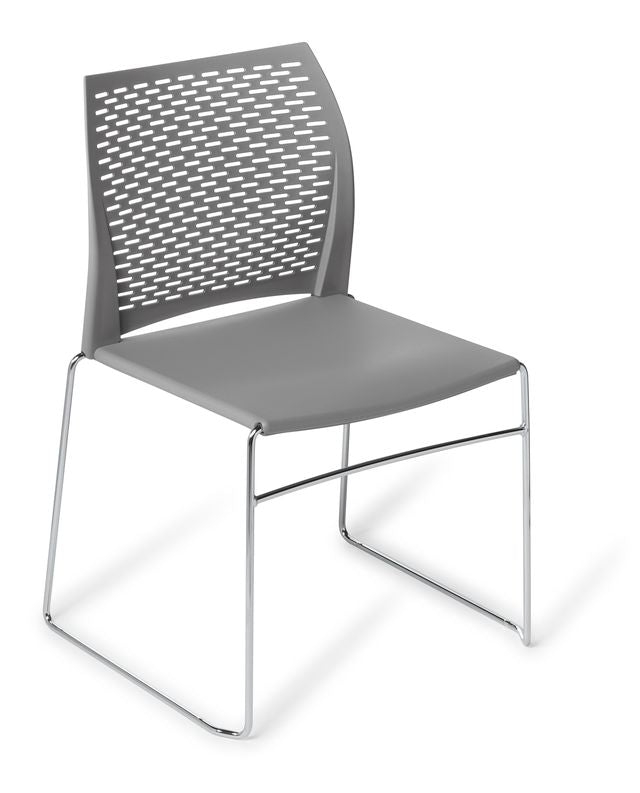 Net Chair Grey / Chrome
