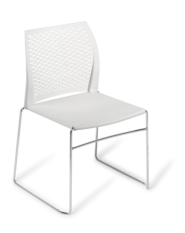 Net Chair White / Chrome