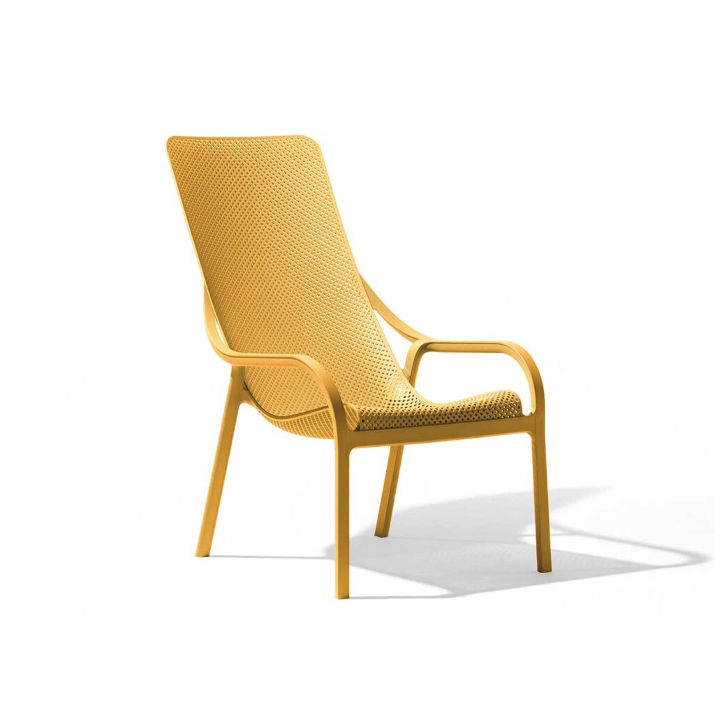 Net Lounge Chair Mustard Yellow