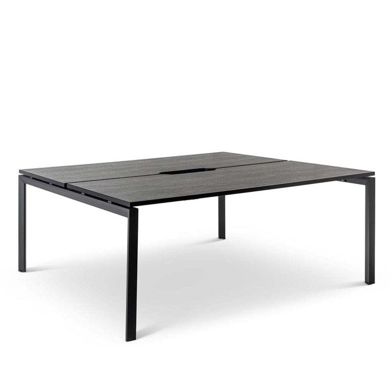 Novah Double Sided Shared Desk 1500 x 800 / Black / Black