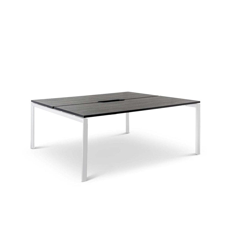 Novah Double Sided Shared Desk 1500 x 800 / Black / White