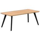 Oslo Coffee Table 1200 x 600 / Tasmanian Ash Veneer / Black Stained Tasmanian Ash