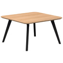 Oslo Coffee Table 600 x 600 / Tasmanian Ash Veneer / Black Stained Tasmanian Ash