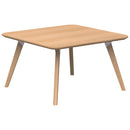 Oslo Coffee Table 600 x 600 / Tasmanian Ash Veneer / Natural Tasmanian Ash