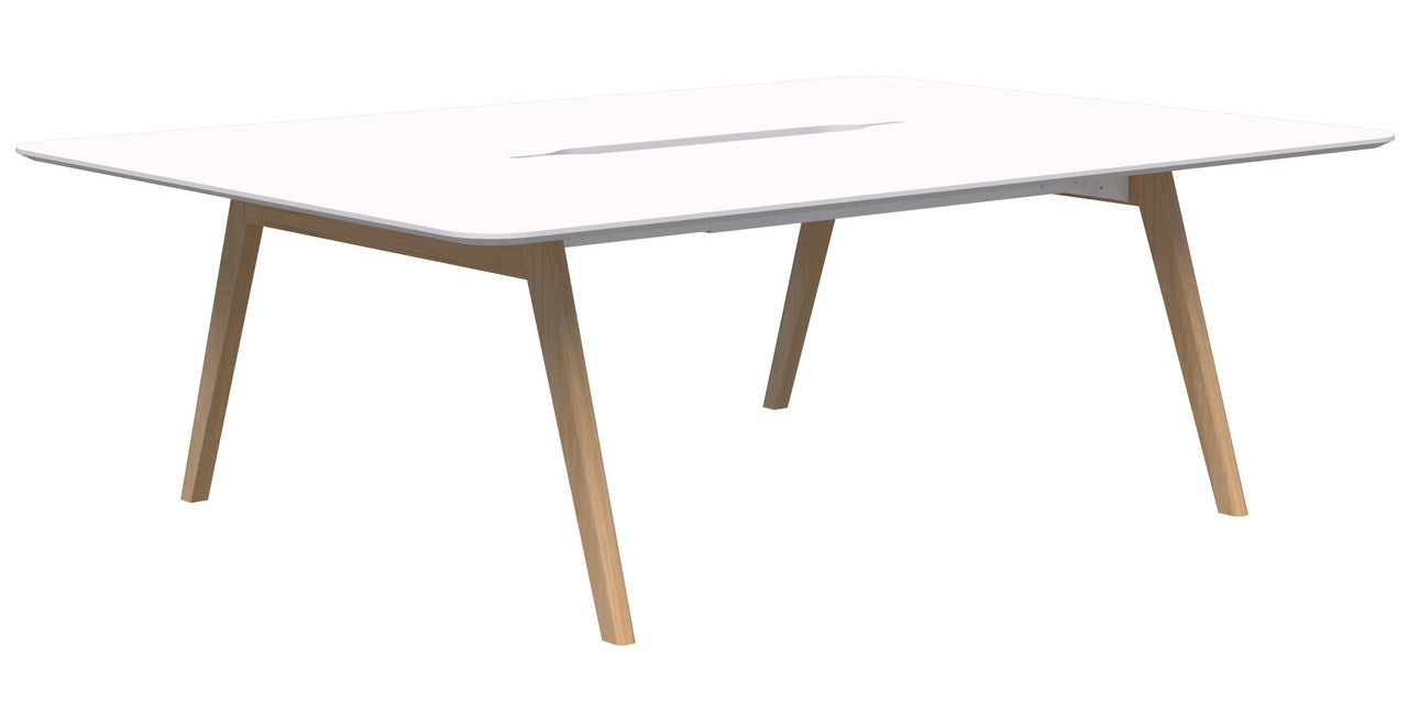 Oslo Touchdown Table 2 Pod (2300 x 1500) / Natural Tasmanian Ash