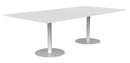 Polo Rectangle Boardroom Table White / White