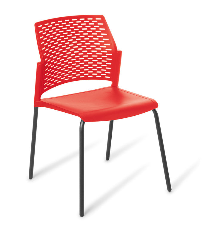 Punch Meeting Chair Red / Black