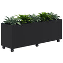 Rapid Mobile Planter inc. Artificial Plants 600 x 1600 / Black / Option 1