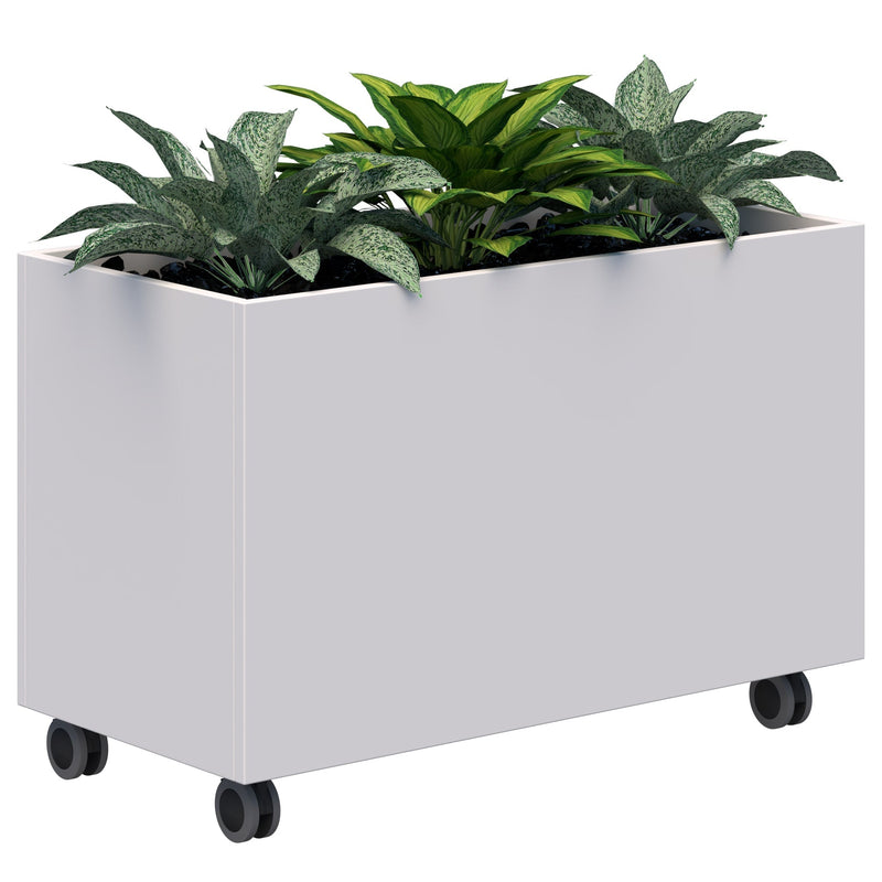 Rapid Mobile Planter inc. Artificial Plants 600 x 900 / White / Option 1