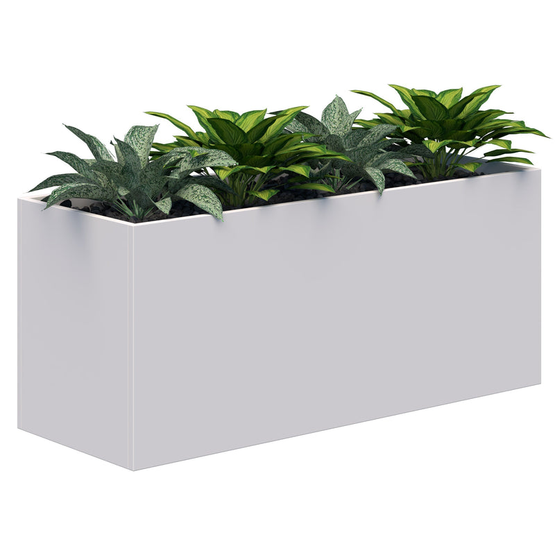 Rapid Planter & Artificial Plants 600 x 1200 / White / Option 1