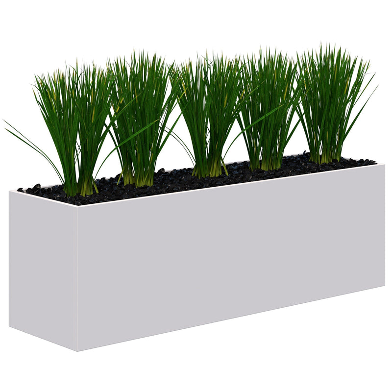Rapid Planter & Artificial Plants 600 x 1600 / White / Option 2