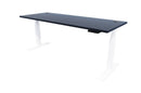 Rise Electric Adjustable Stand up Desk 1500x700 / White / Char Blue
