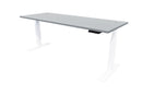 Rise Electric Adjustable Stand up Desk 1500x700 / White / New Graphite