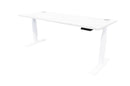 Rise Electric Adjustable Stand up Desk 1500x700 / White / Nordic Pine