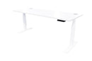 Rise Electric Adjustable Stand up Desk 1500x700 / White / White