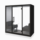 Silen Chatbox Duo Black / 2 x Sofas & Memo table - Indent