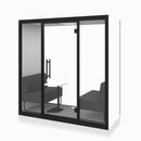 Silen Chatbox Duo White / 2 x Sofas & Memo table - Indent