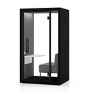 Silen Chatbox Solo Black / Fixed Height Desk & Sofa