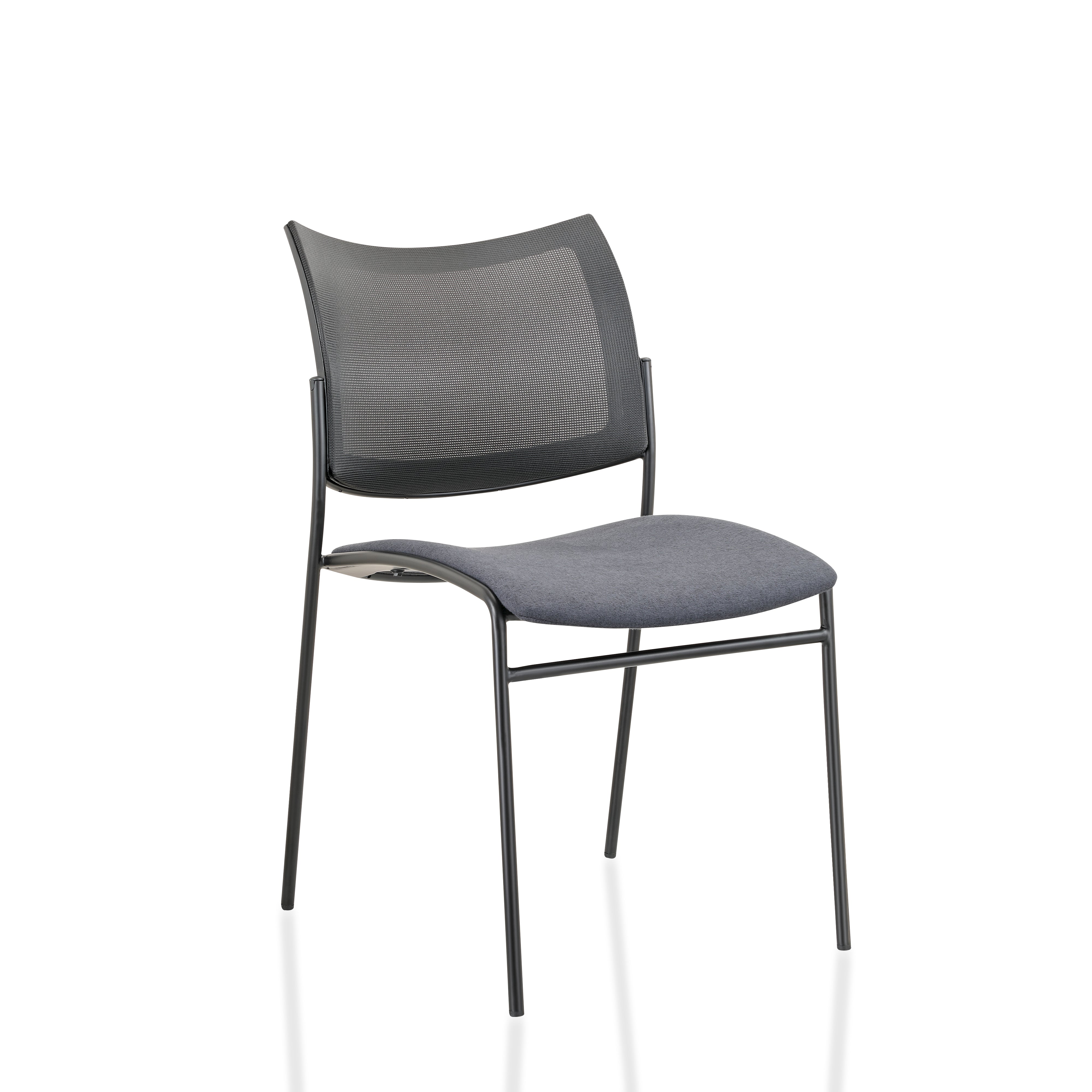 Sleek Mesh Back Visitor Chair Without