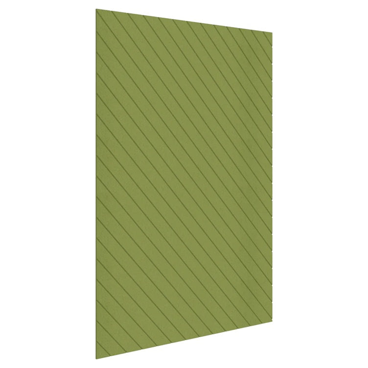 Sonic12 Wall Panel - V-Grooved Banana Green / V-Grooved - 135 Degree / 2000-2700H x 0-600Lx12mm