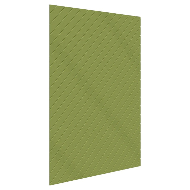 Sonic12 Wall Panel - V-Grooved Banana Green / V-Grooved - 45 Degree / 2000-2700H x 0-600Lx12mm