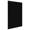 Sonic12 Wall Panel - V-Grooved Black / V-Grooved - 135 Degree / 2000-2700H x 0-600Lx12mm