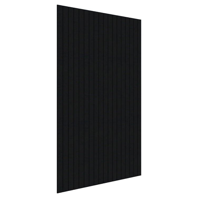 Sonic12 Wall Panel - V-Grooved Black / V-Grooved Panel / 2000-2700H x 0-600Lx12mm