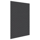 Sonic12 Wall Panel - V-Grooved Charcoal Grey / V-Grooved - 135 Degree / 2000-2700H x 0-600Lx12mm
