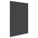 Sonic12 Wall Panel - V-Grooved Charcoal Grey / V-Grooved - 45 Degree / 2000-2700H x 0-600Lx12mm
