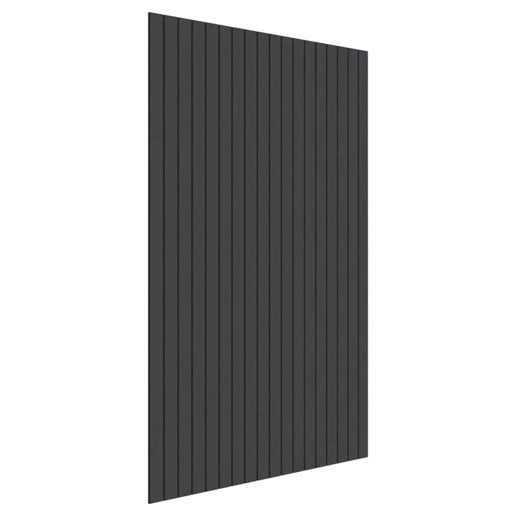 Sonic12 Wall Panel - V-Grooved Charcoal Grey / V-Grooved Panel / 2000-2700H x 0-600Lx12mm