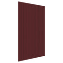 Sonic12 Wall Panel - V-Grooved Maroon / V-Grooved Panel / 2000-2700H x 0-600Lx12mm