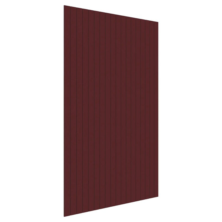 Sonic12 Wall Panel - V-Grooved Maroon / V-Grooved Panel / 2000-2700H x 0-600Lx12mm