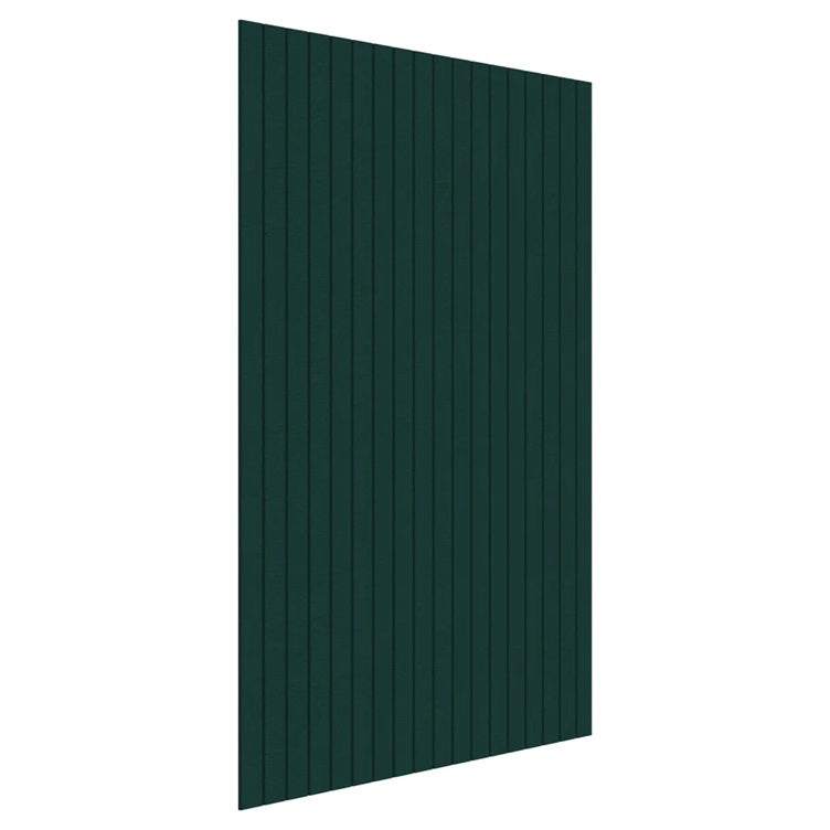 Sonic12 Wall Panel - V-Grooved Peacock Green / V-Grooved Panel / 2000-2700H x 0-600Lx12mm
