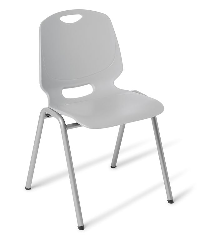 Heavy-Duty Spark Stacking and Swivel Chair for Education Spaces