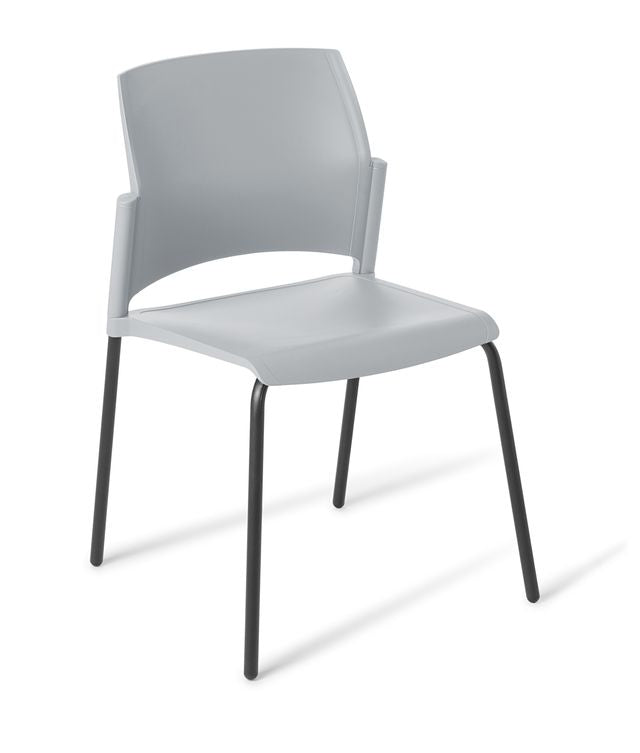 Spring 4-Leg Chair Smoke / Black