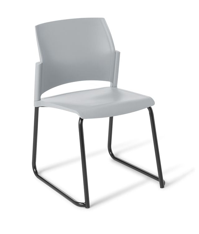 Spring Sled Chair Smoke / Black