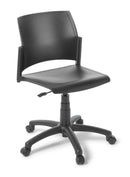 Spring Swivel Chair Black