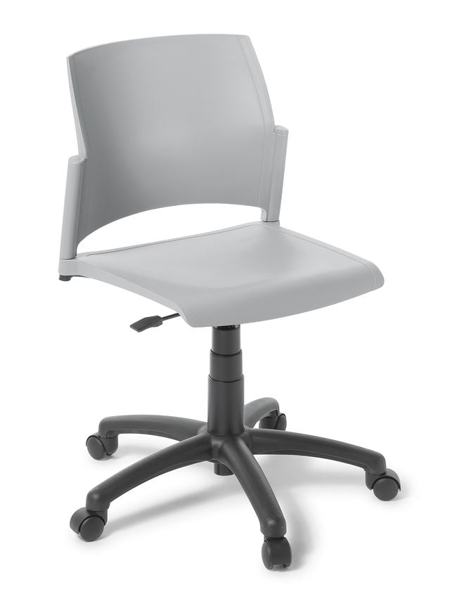Spring Swivel Chair Smoke